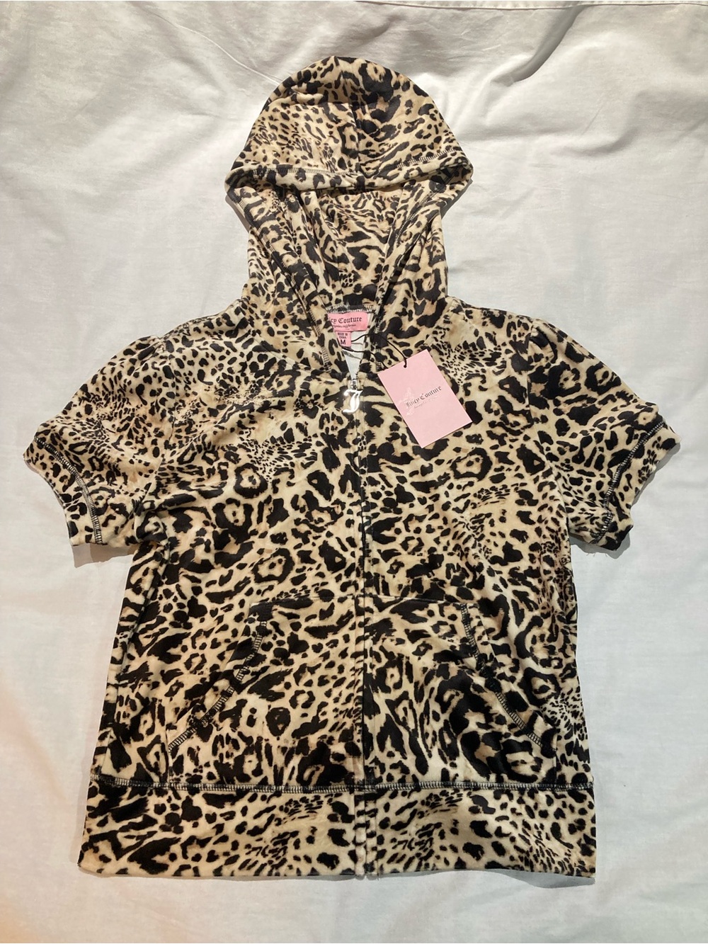 Juicy Couture Leopard Print Velour Track Suit, Women’s size medium, NWT! $179 - Picture 6 of 13